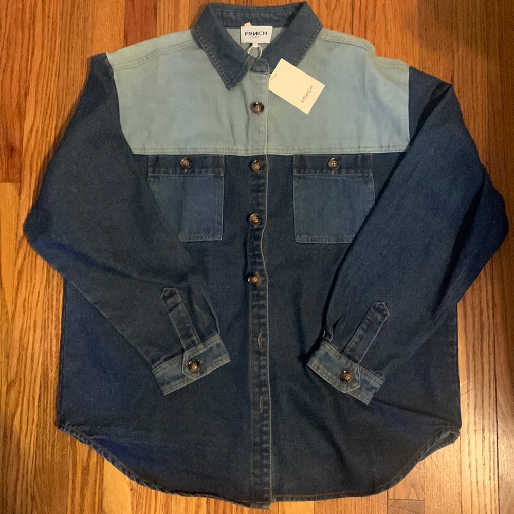 FRNCH Denim Shirt Jacket